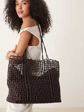 Mango weave tote